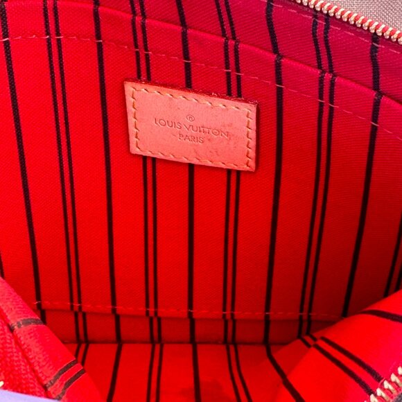 100% Authentic Louis Vuitton LV Monogram Neverfull Pochette - Picture 11 of 15